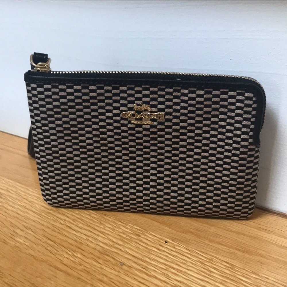 Coach small wristlet pouch